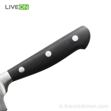 5 inç POM Saplı Çelik Bıçak Santoku